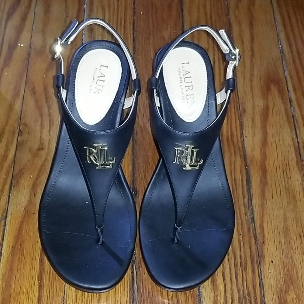 Polo Wedge Sandals